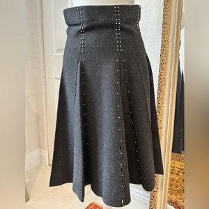 Sandro Paris designer pencil skirt in grey